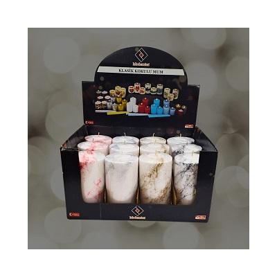 MERMER DSN BYZ SİLİNDİR BYK MUM *12*24 - 058.02.0732