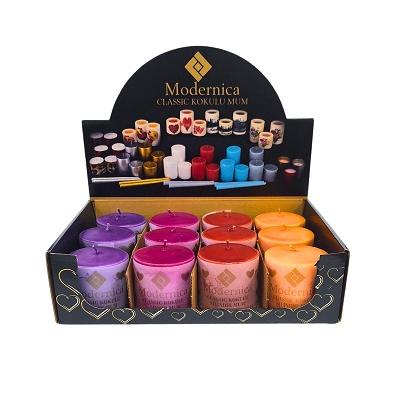 KLASİK KOKULU KÜÇÜK SİLİNDİR MUM *12*24 - 058.02.0859