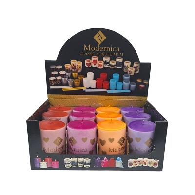 KLASİK KOKULU ORTA SİLİNDİR MUM *12*24 - 058.02.0860