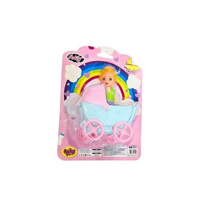 ANLILY KART BEBEKLİ YATAKLI PUSET *153 - 076.02425
