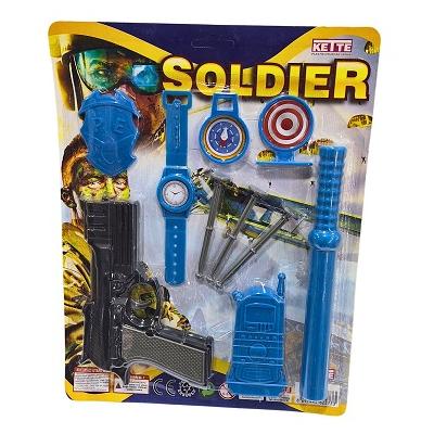 SAATLİ ORTA BOY TABANCA SETİ *40 - 118.KET277