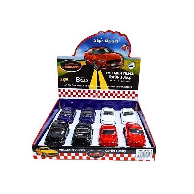 8Lİ KUTUDA METAL ARAÇ F.M*8*88 - 140.CN4014