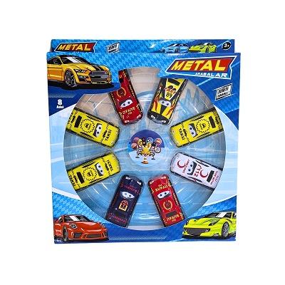 KUTULU 8Lİ METAL ARABA *96 - 506.BRN-0503