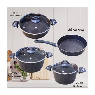 7PRÇ GRANİT SET (GRİ) *1 - 923.13191