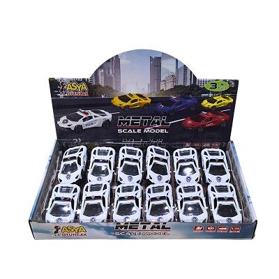 KT.DISPLAY METAL 1/30 POLİS ARABASI *12*120 - 946.ILK-001
