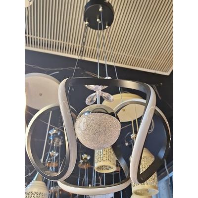 SİYAH YONCA TOPLU LEDLİ AVİZE *3 - A.298.2883