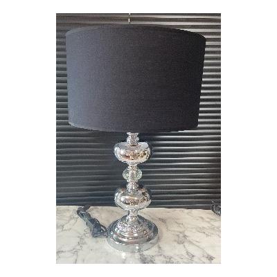 ÇİÇEK DESENLİ AYAK BASIK TOPLU ABAJUR KROM *6 - SAG.İ.0153(KROM)