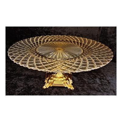 AYAKLI CAM MEYVELİK/ŞEKERLİK SUPLA AMBER *16 - SAG.İ.020.ZB3087