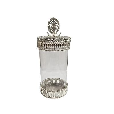 CEMRE 16CM METAL CAM KAPAKLI KAVANOZ GMŞ*39 - SAG.İ.022.Z3050-G