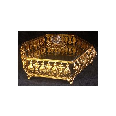 BADEM BOMBELİ ALTGN CAM KAPAKLI SNDK JUMBO ALTN*8 - SAG.İML.010.9912-5A