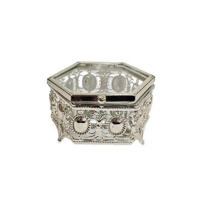 YENİCE MODERN MÜCEVHER ALTIGEN KUTUSU GÜMÜŞ*24 - SAG.İML.011.1086-1G