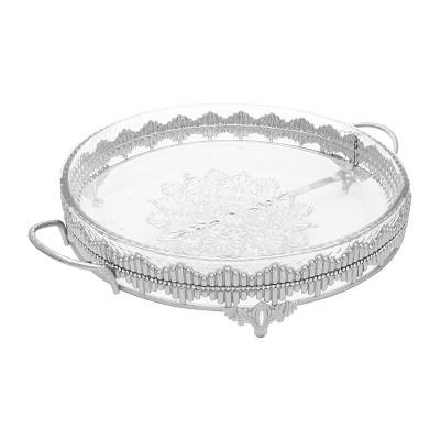 PİYANO FIRINCAM SUNUM TEPSİSİ YUV ORTA GÜMÜŞ*8 - SAG.İML.012.1069-2G