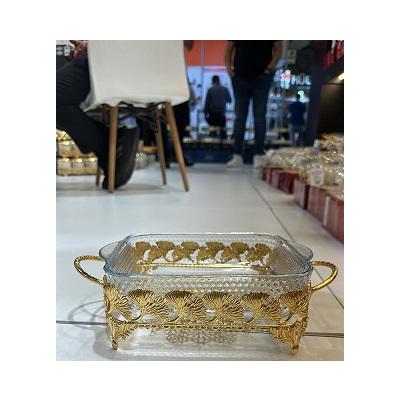 PALMİYE FIRINCAM SUNUM TEPSİSİ KARE KÜÇÜK GÜMÜŞ*12 - SAG.İML.012.1076-1G