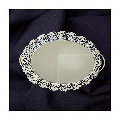 GÜLLÜDALLI YELPAZE OVAL BYK GÜMÜŞ TEPSİ *5 - SAG.İML.012.1807-2-G