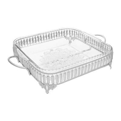 ELİTE FIRINCAM SUNUM TEPSİSİ KARE  ORTA GÜMÜŞ*8 - SAG.İML.012.9827-2G