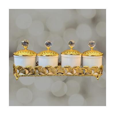 PALMİYE 4LÜ METAL PORS BAHARAT TK ALTIN*12 - SAG.İML.015.3506-A