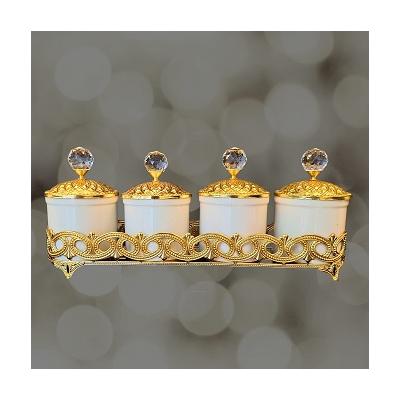 ROSE 4LÜ METAL PORS BAHARAT TK ALTIN*12 - SAG.İML.015.3507-A