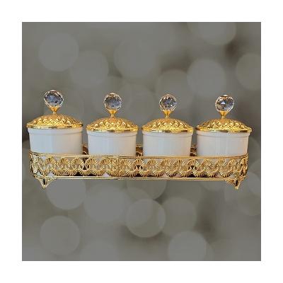 HİLAL 4LÜ METAL PORS BAHARAT TK ALTIN*12 - SAG.İML.015.3512-A