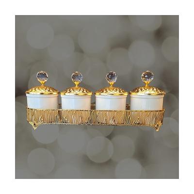 SAÇAK 4LÜ METAL PORS BAHARAT TK ALTIN*12 - SAG.İML.015.3513-A