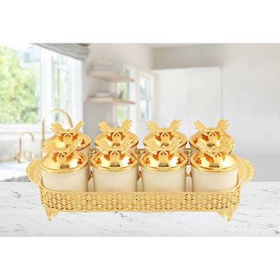 ELEGANT GÖZDE KELEBEK 8Lİ ST BAHARAT ALTIN*6 - SAG.İML.015.9712-A