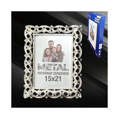 ROSE 15X21 METAL ÇERÇEVE RESİMLİK GÜMÜŞ *24 - SAG.İML.1977-3G