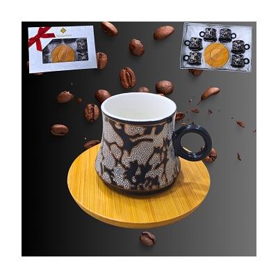 MODERNİCA KAHVE FİNCN TK BAMBU SİYAH DSN *16 - SAG.POR.S01.SAG0149